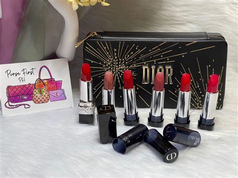 dior rouge coffret couture collection|Makeup coffret: an exclusive selection of iconic lipsticks .